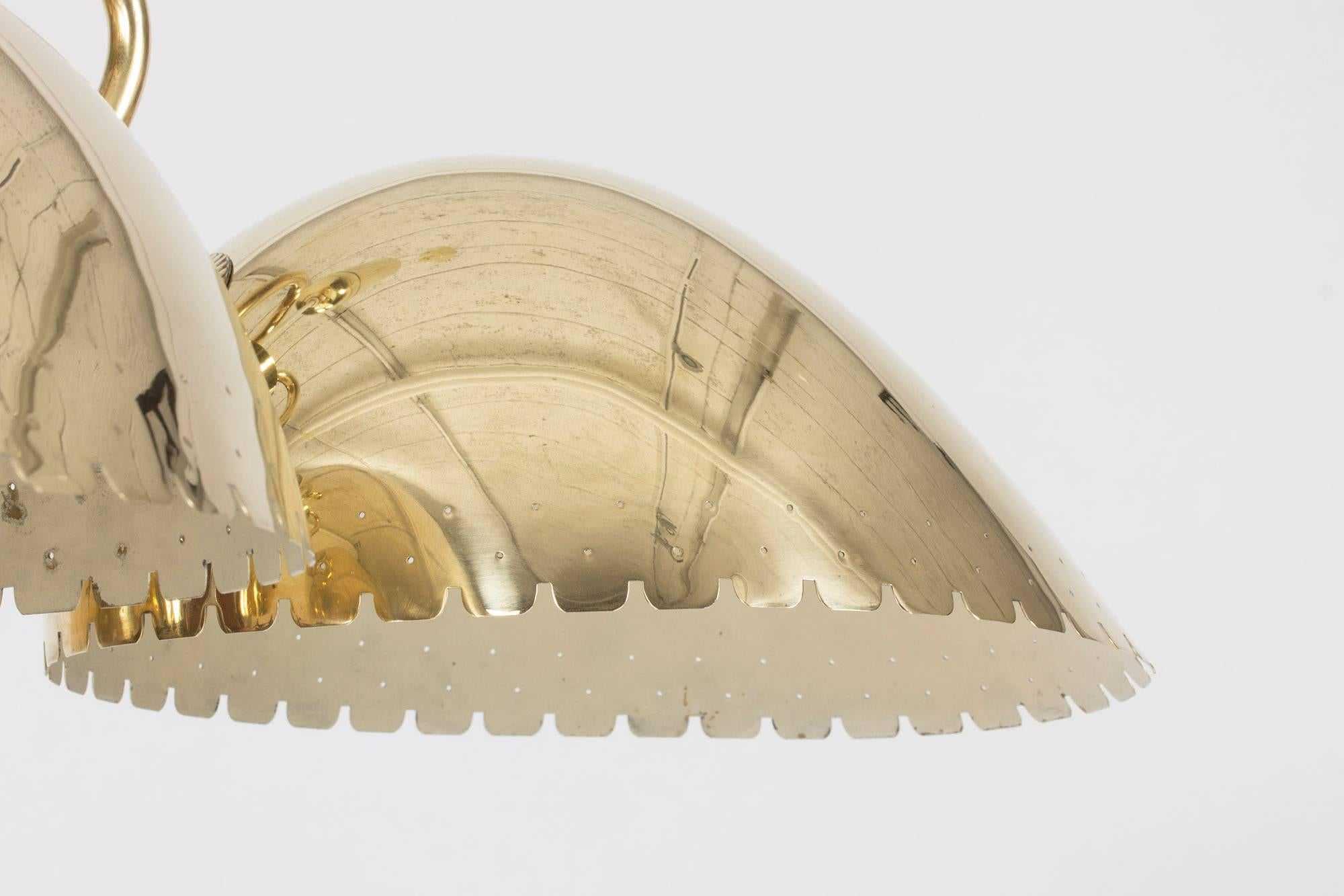 Mid-20th Century Brass Ceiling Lamp by Carl-Axel Acking
