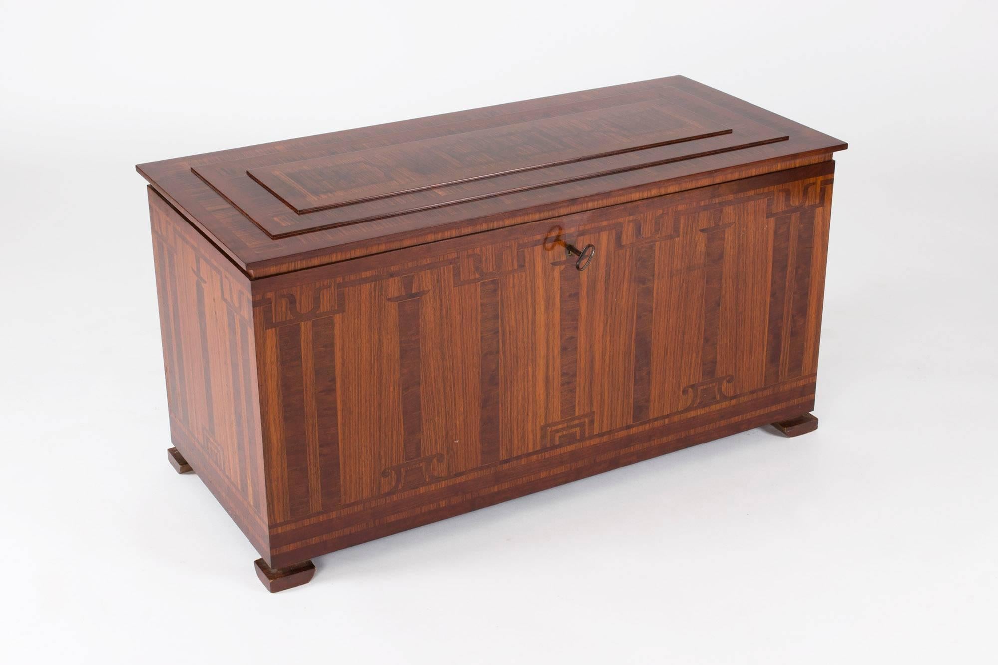 Swedish Art Deco Chest with Inlays by Carl Malmsten