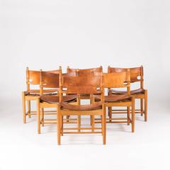 Set of Ten "3251" Dining Chairs by Børge Mogensen