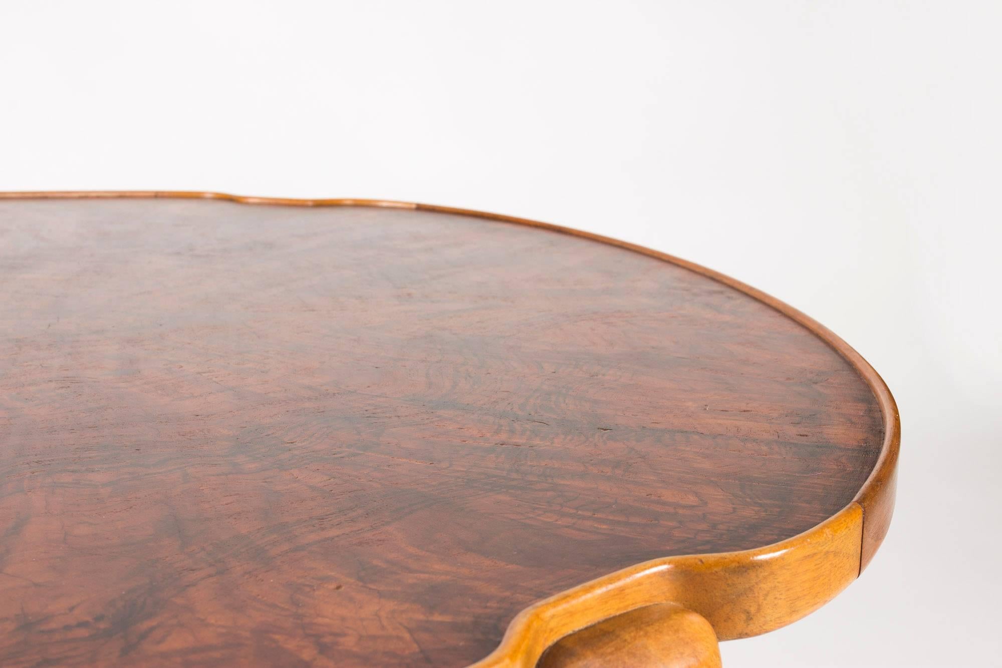 Mid-20th Century Walnut Root Coffee Table by Axel Larsson
