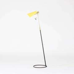 Black and Yellow Floor Lamp from Falkenbergs Belysning