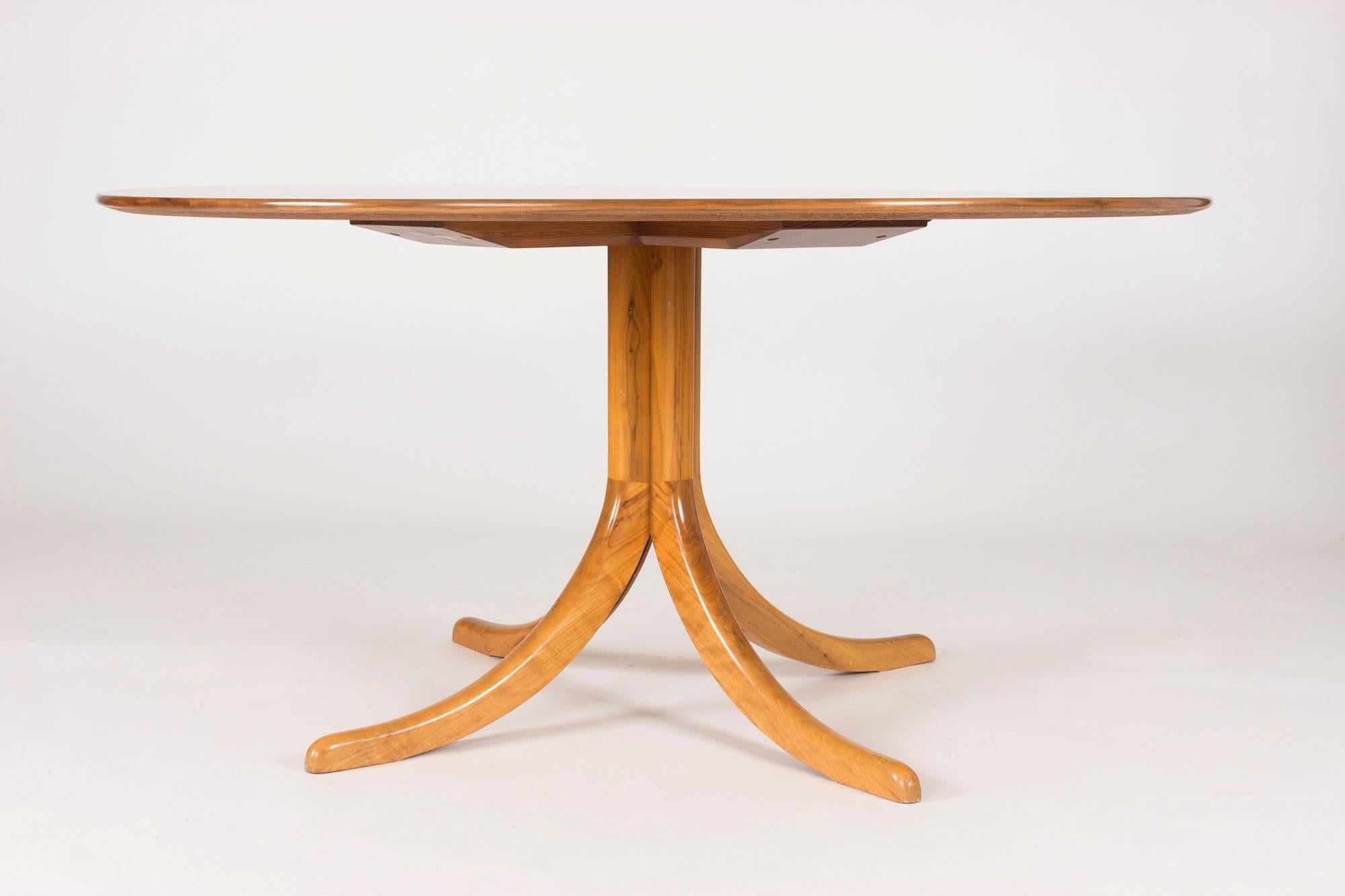 Mid-Century Modern Alder Root Dining Table by Josef Frank