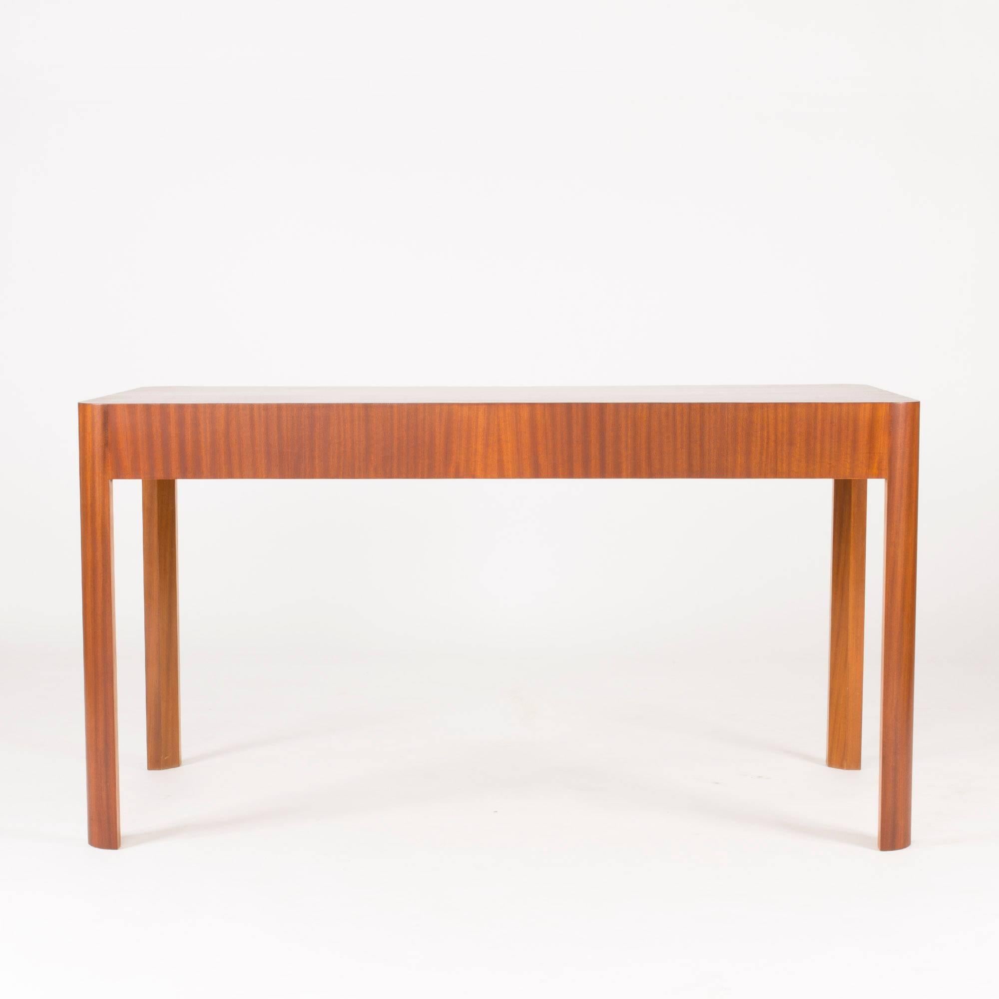 Swedish Mahogany Desk in the Style of Margareta Köhler