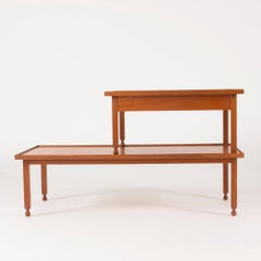 Mahogany Side Table with a Drawer by Josef Frank