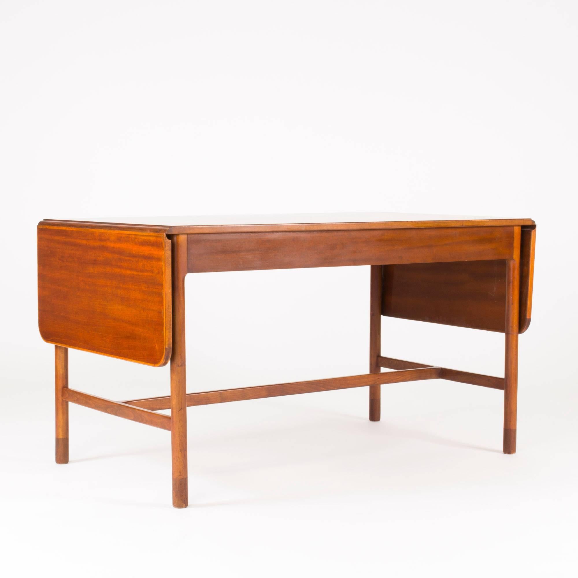 Scandinavian Modern Mahogany Desk by Josef Frank