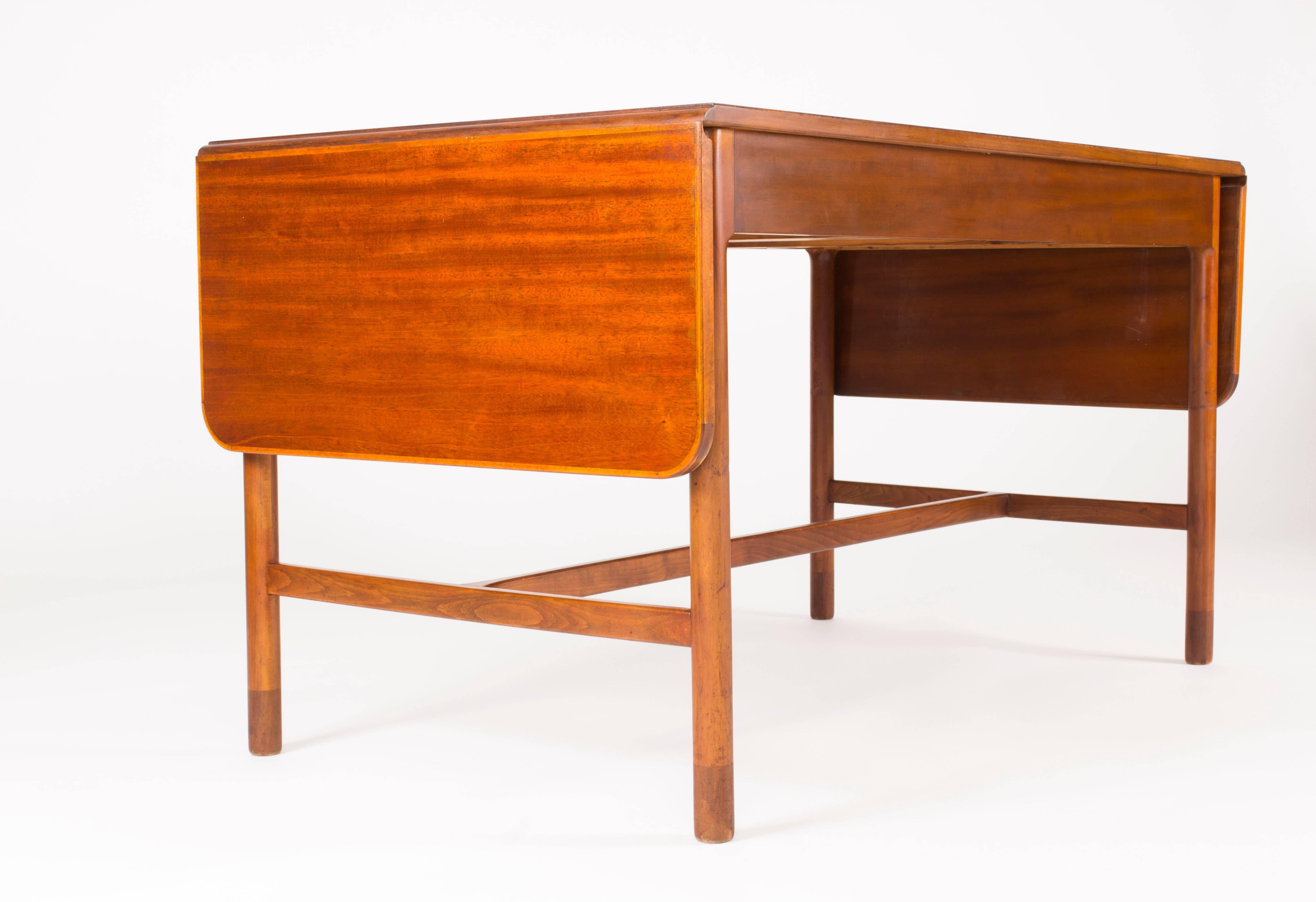 Mid-20th Century Mahogany Desk by Josef Frank