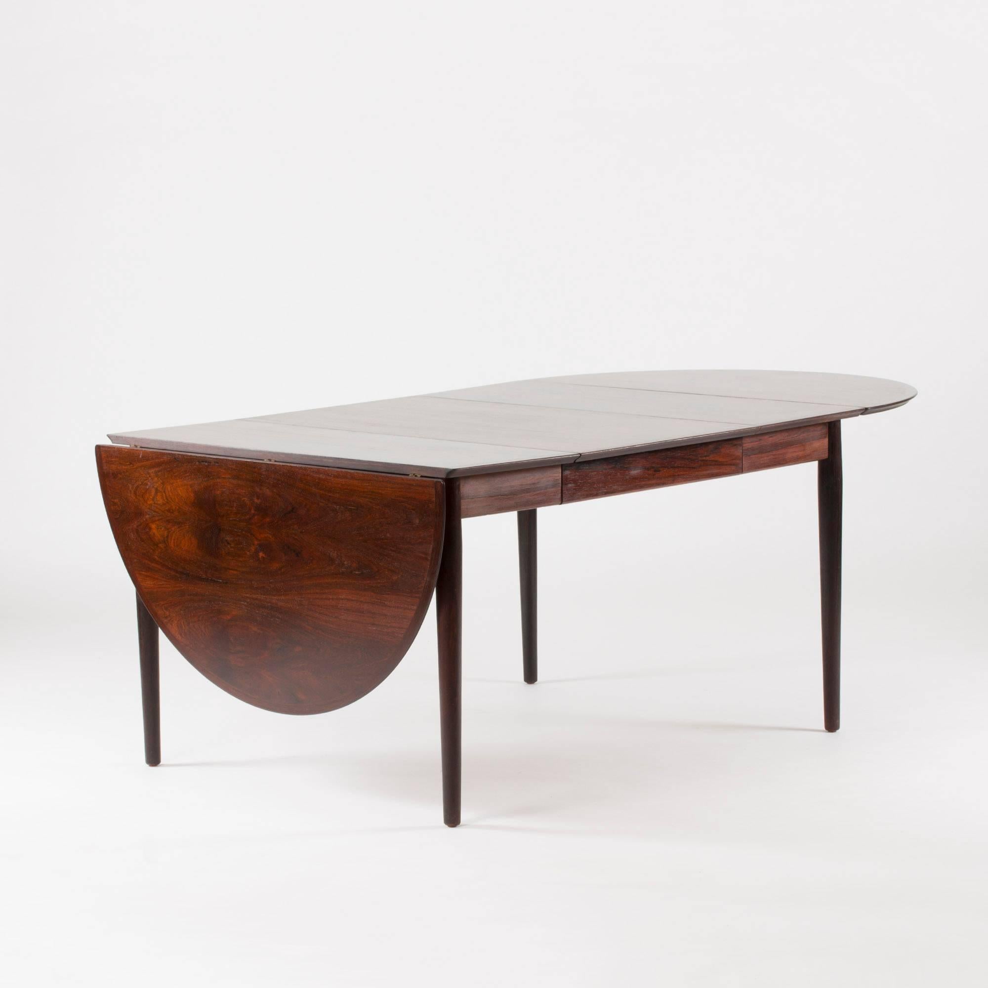 Danish Rosewood Dining Table by Arne Vodder