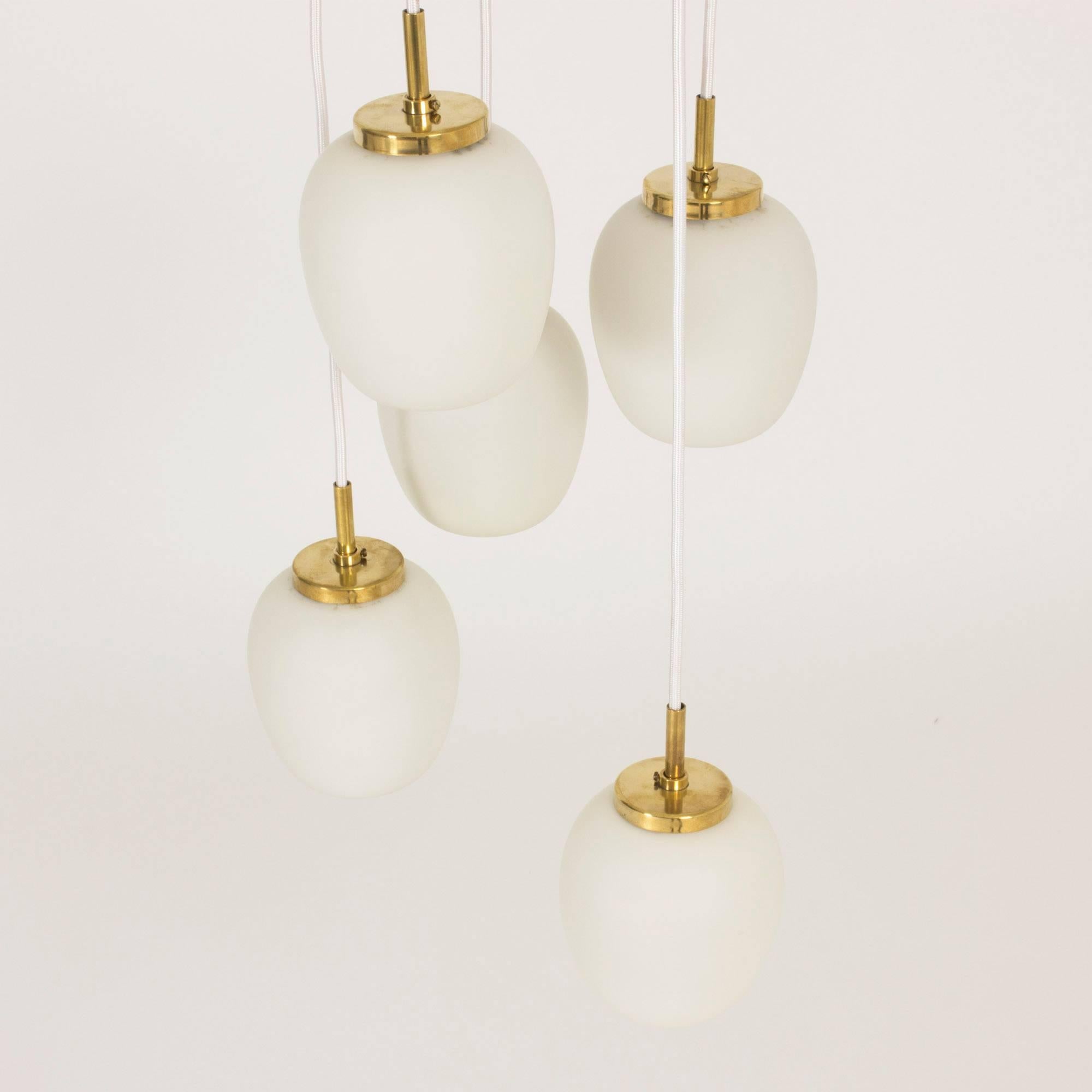 Multiple Pendant Lamp by Bent Karlby In Excellent Condition In Stockholm, SE