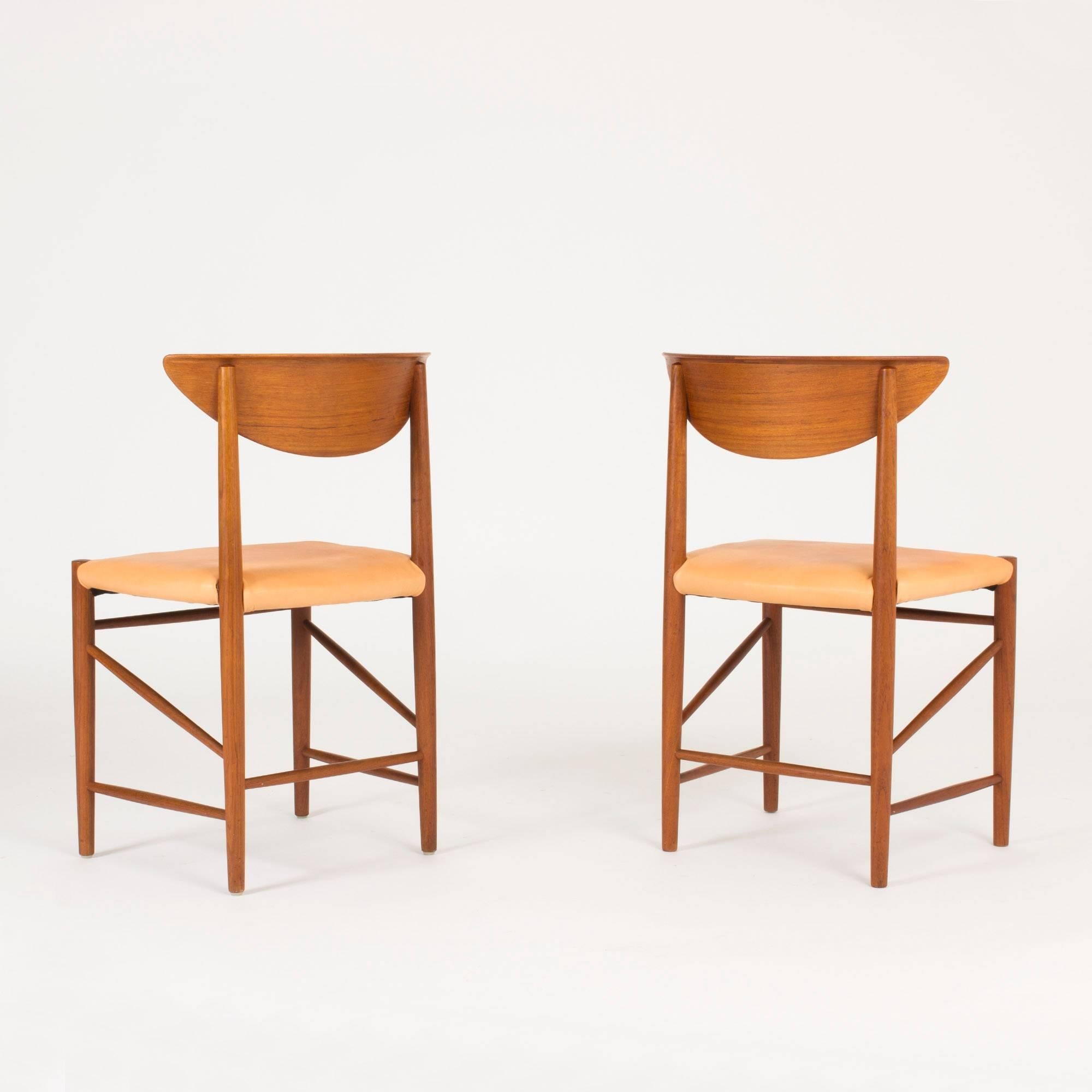 Set of Ten Dining Chairs by Peter Hvidt and Orla Mølgaard In Excellent Condition In Stockholm, SE