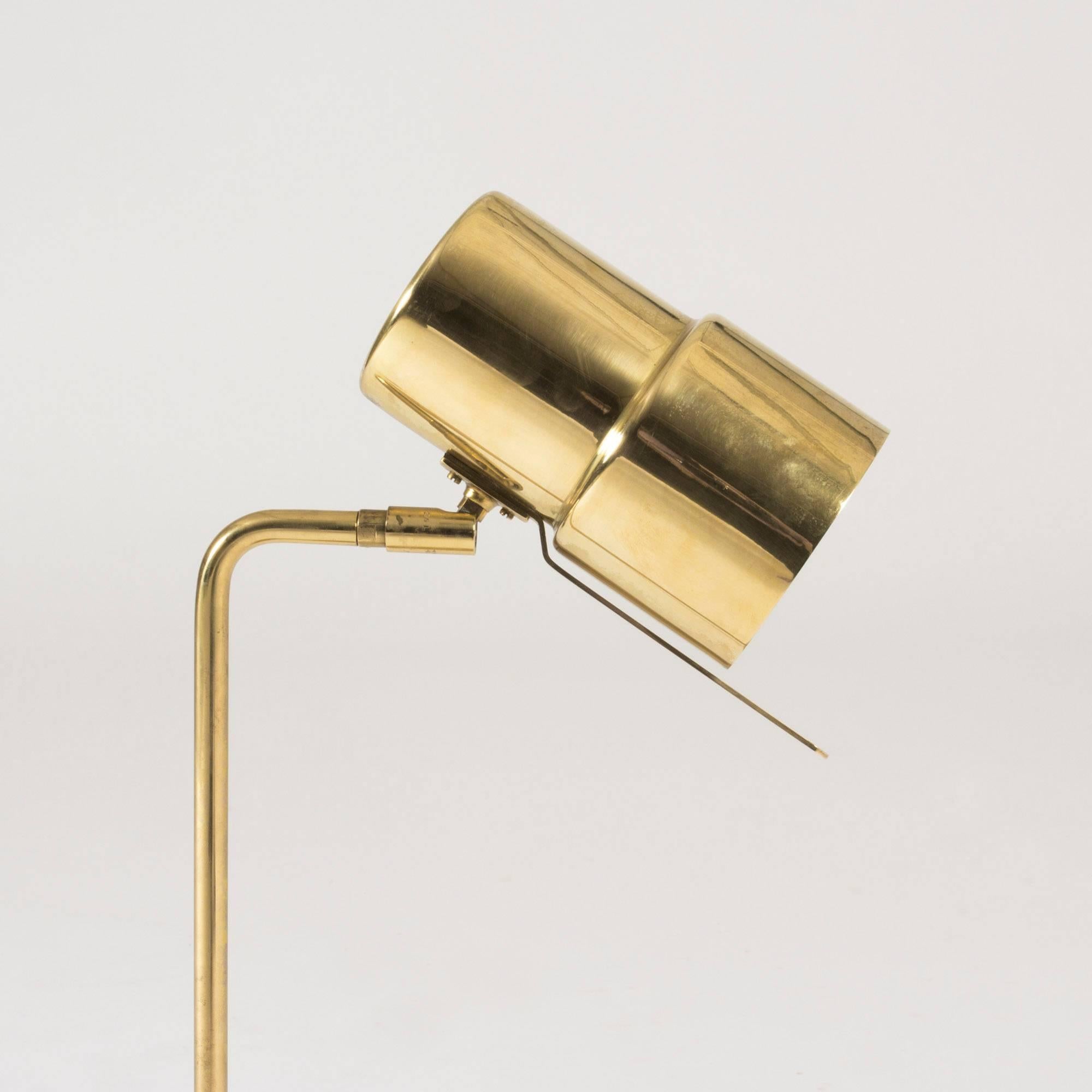Swedish Brass Desk Lamp by Hans-Agne Jakobsson