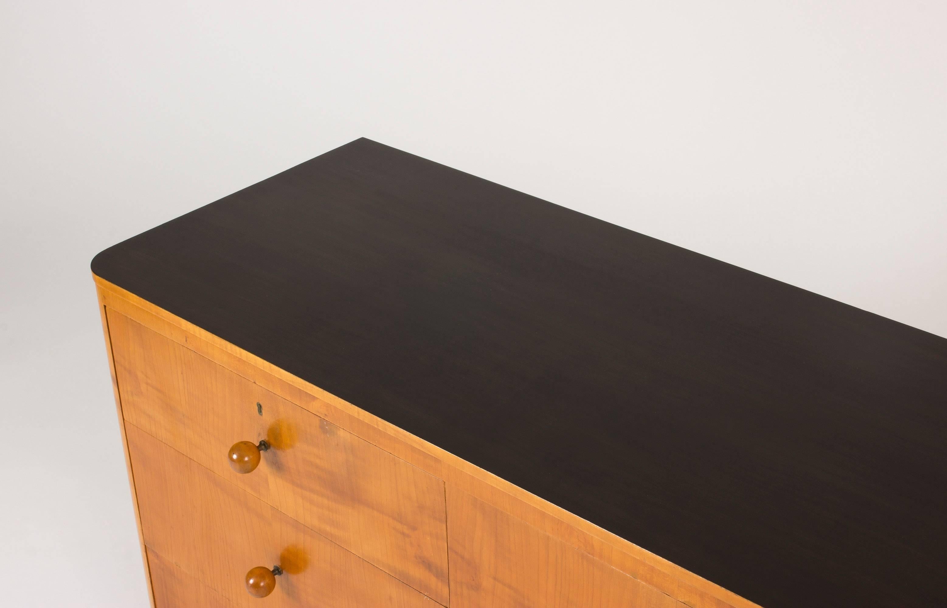 Elmwood Chest of Drawers by Axel Larsson 1