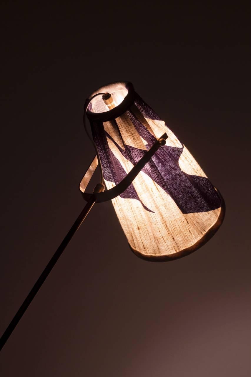 Pair of Brass Floor Lamps by Hans Bergström 2