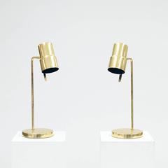 Brass Lamps by Hans-Agne Jakobsson