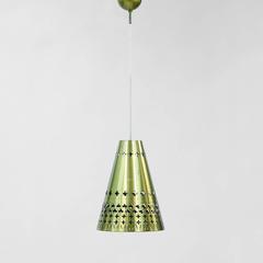 Brass Pendant Lamp by Hans Bergström for Ateljé Lyktan, 1950s