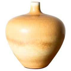 Midcentury Stoneware Vase, Berndt Friberg, Gustavsberg, Sweden, 1961