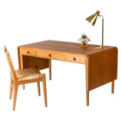 Midcentury Modern Oak Desk or Table by Hans J. Wegner, Denmark, 1960s