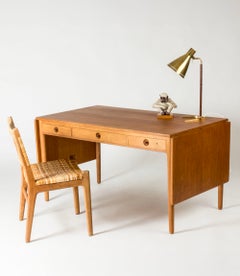 Midcentury Modern Oak Desk or Table by Hans J. Wegner, Denmark, 1960s
