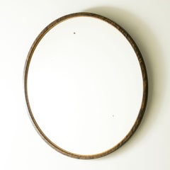 Espejo «Birch» de estilo funcionalista, Förenade möbelfabrikerna, Linköping, Suecia, década de 1930