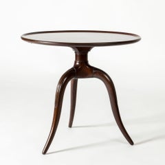 Beistelltisch im dänischen Modern-Stil aus Mahagoni von Frits Henningsen, Dänemark, 1930er/40er Jahre
