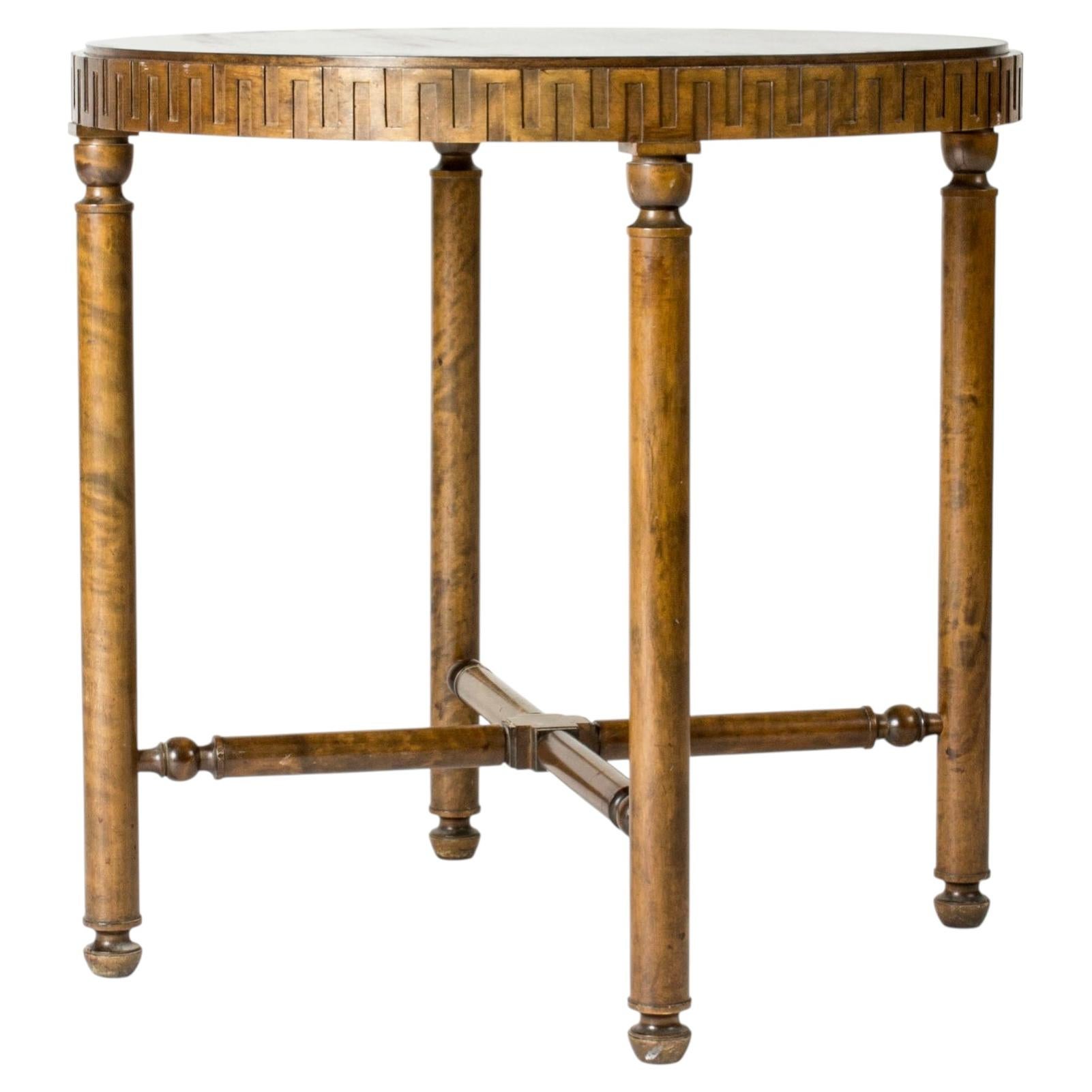 Swedish Grace Console Table by Axel Einar Hjorth, NK, Sweden, 1931 For Sale