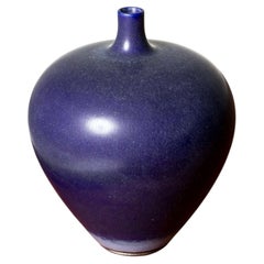 Midcentury Stoneware Vase by Berndt Friberg, Gustavsberg, Sweden, 1950s