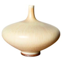 Midcentury Stoneware Vase by Berndt Friberg, Gustavsberg, Sweden, 1954
