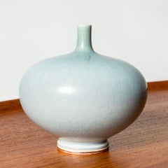 Midcentury Stoneware Vase by Berndt Friberg, Gustavsberg, Sweden, 1965