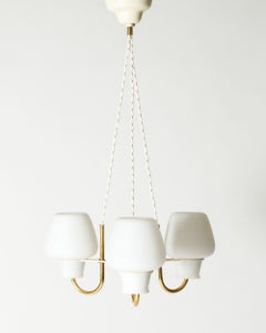 Vintage Scandinavian Chandelier by Hans Bergström, Asea, Sweden, 1950s