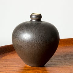 Miniaturvase aus Steingut aus der Mitte des Jahrhunderts von Berndt Friberg, Gustavsberg, Schweden, 1964