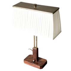 Schwedische moderne Tischlampe aus Palisanderholz von Harald Notini, Böhlmarks, Schweden, 1940er Jahre