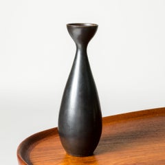 Steingutvase aus der Jahrhundertmitte von Carl-Harry Stålhane, Rörstrand, Schweden, 1950er Jahre