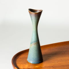 Midcentury Stoneware Vase by Stig Lindberg, Gustavsberg, Sweden, 1961