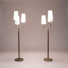 Pair of Floor Lamps by Hans Bergström