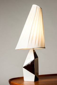 Lampe de table de style « Midcentury Modern » signée Carl-Harry Stålhane, Rörstrand, Suède, années 1950