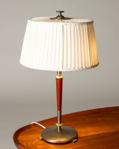 Swedish Grace Table Lamp by Harald Notini, Böhlmarks, Sweden, 1920/30s