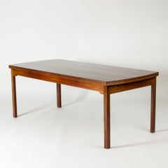 Danish Modern Mahogany Dining Table by Ole Wanscher, Denmark, 1940s