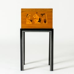 Mesita auxiliar de estilo moderno sueco, diseñada por Birger Ekman, Mjölby, Suecia, década de 1930