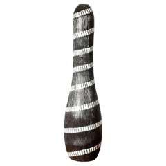 Vase de sol en faïence, par Ingrid Atterberg, Upsala-Ekeby, Suède, années 1950