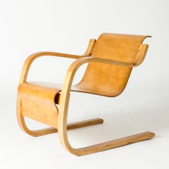 "Small Paimio" model 31 Lounge Chair by Alvar Aalto, Artek, Hedemora, 1946-1956