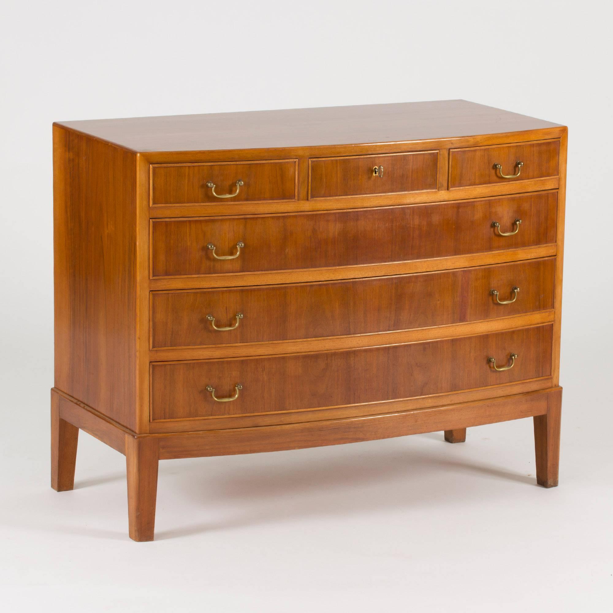 Scandinavian Modern Mahogany Chest of Drawers by Ole Wanscher