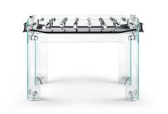 Table de baseball en cristal Cristallino avec terrain noir par Teckell