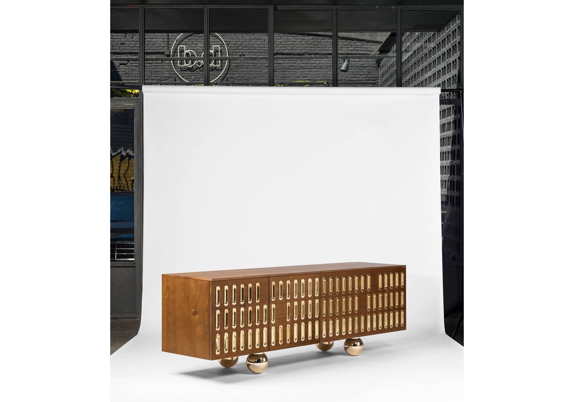 Spanish Sliding Cabinet Limited Edition of 1, Designed by Ramón Úbeda for BD Barcelona For Sale