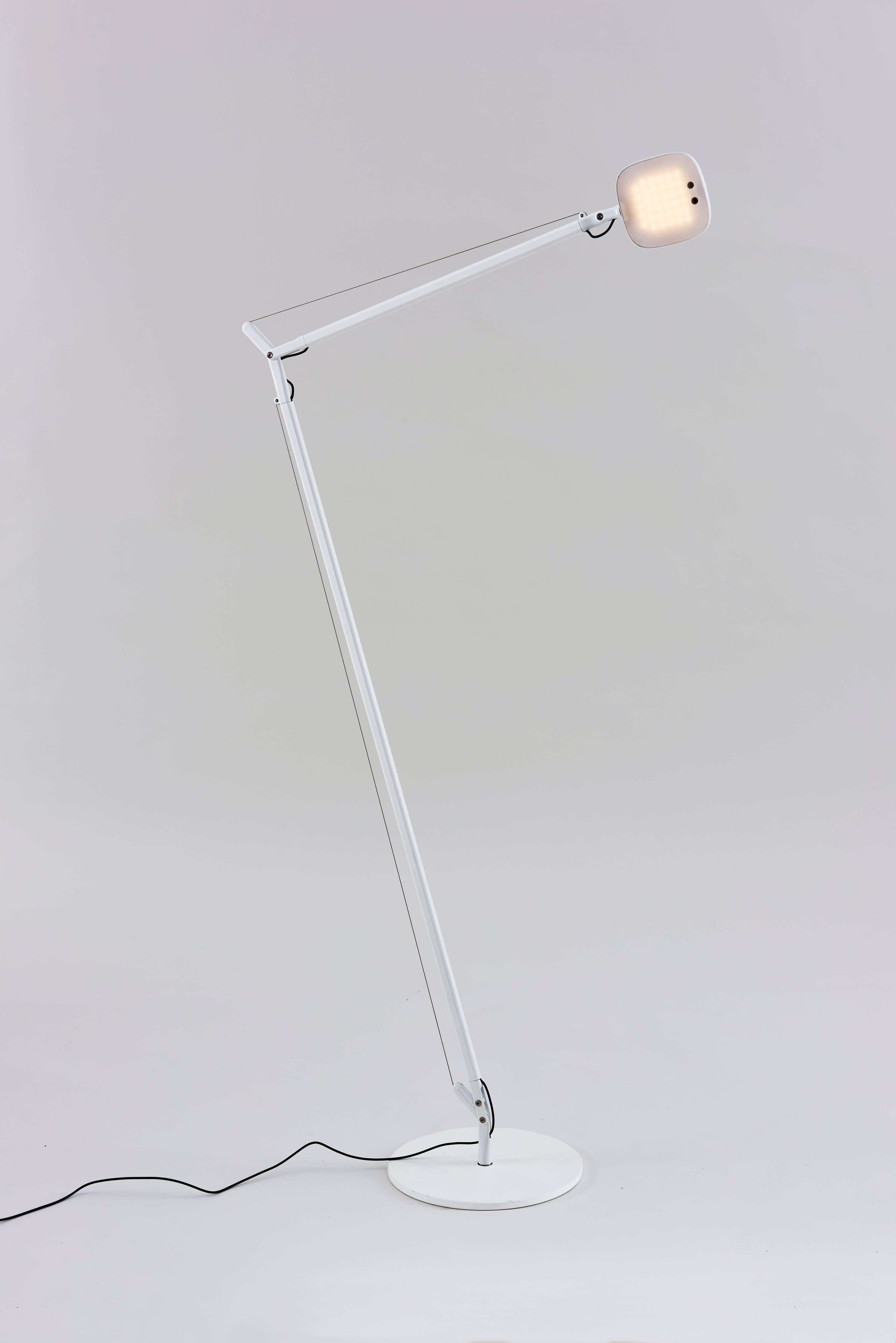 Italian Demi-Volee Floor Lamp by Odo Fioravanti for Fontana Arte For Sale