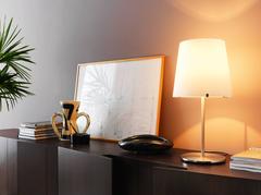 Fontana Arte 3247TA Table Lamp in White Frosted Blown Glass, Designed in 1954