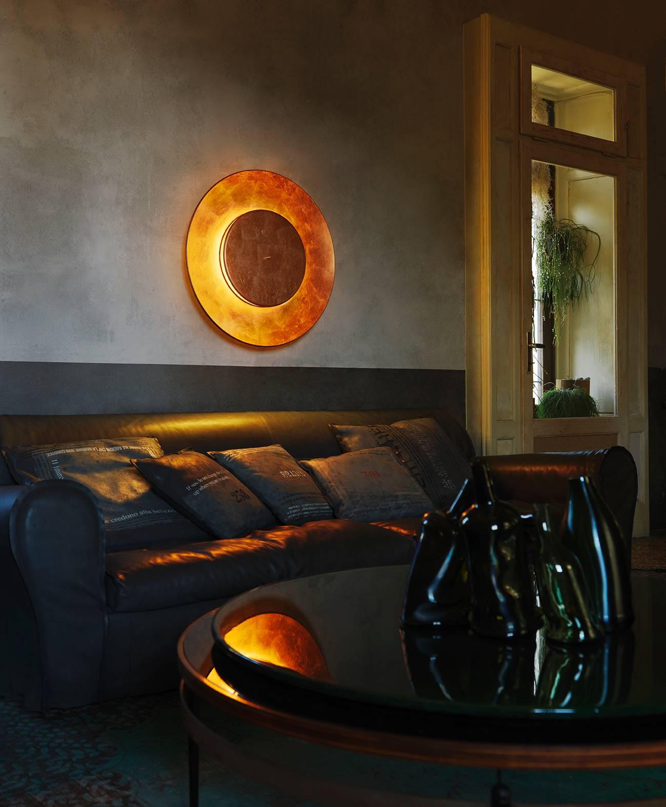 Contemporary Lunaire Wall and Ceiling Lamp by Ferréol Babin for Fontana Arte