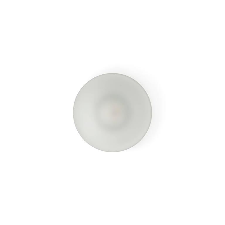 Designed for either wall or ceiling installation, Sillaba combines discretion and pureness, furnishing any room with its minimal presence.

Available in three sizes:

ø 3.5” × 2.3”. 
Bulbs: 1×20 W 12V T4 Bi Pin 6.35.
$181.00.

ø 4.7” ×