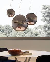 Roberto Menghi Fontana Arte Globo di Luce Suspension Lamp, Designed 1968