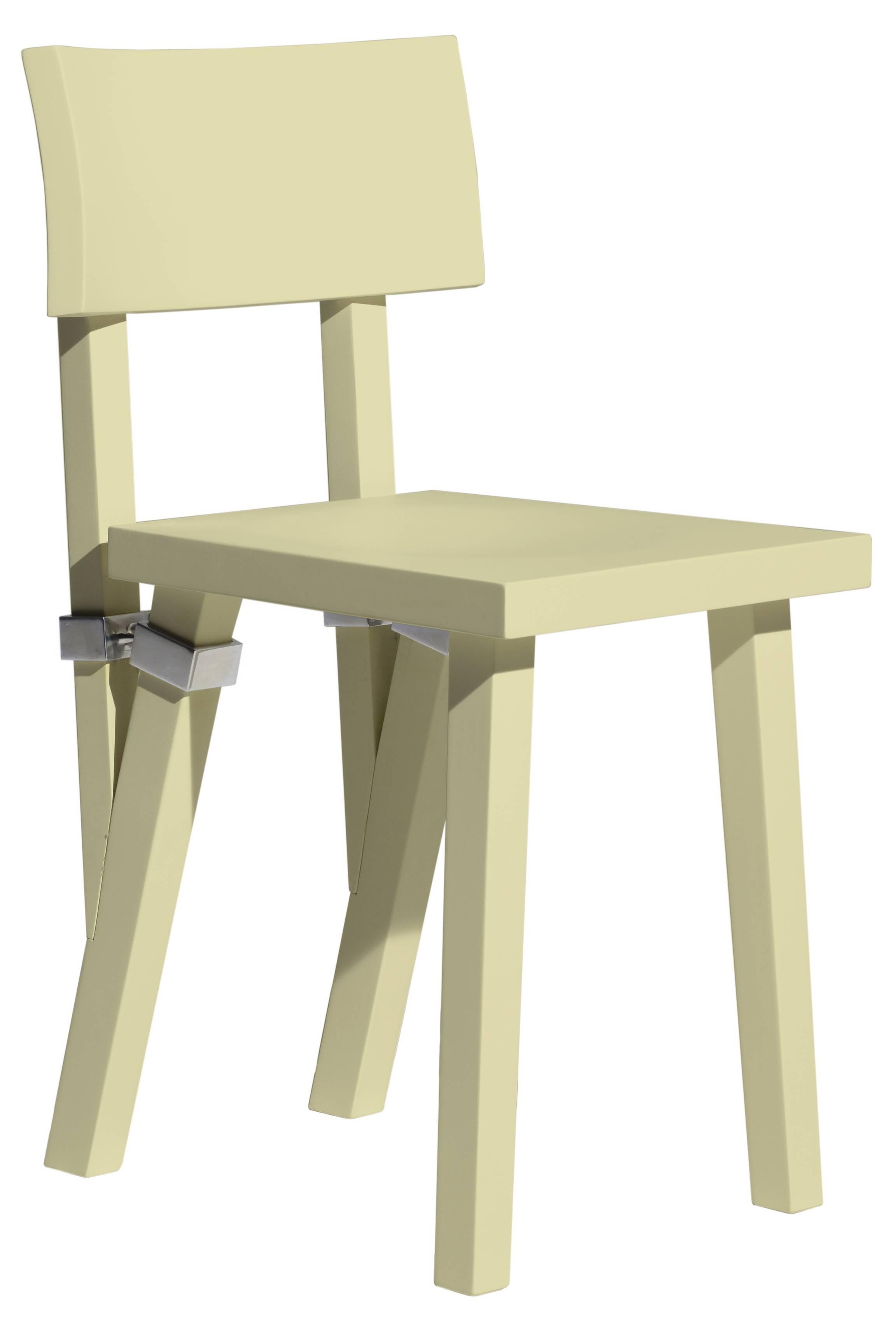 Moderne Chaise Torquemada en hêtre laqué mat et texturé de Philippe Starck pour Driade en vente