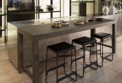 "Mingx" Taburete alto de acero para interiores diseñado por Konstantin Grcic para Driade