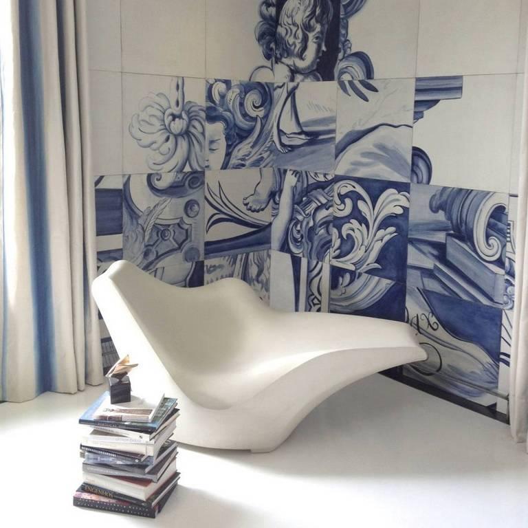 Weißes oder schwarzes Monobloc-Tagesbett „Tokyo-Pop“ entworfen von T. Yoshioka für Driade im Angebot 3